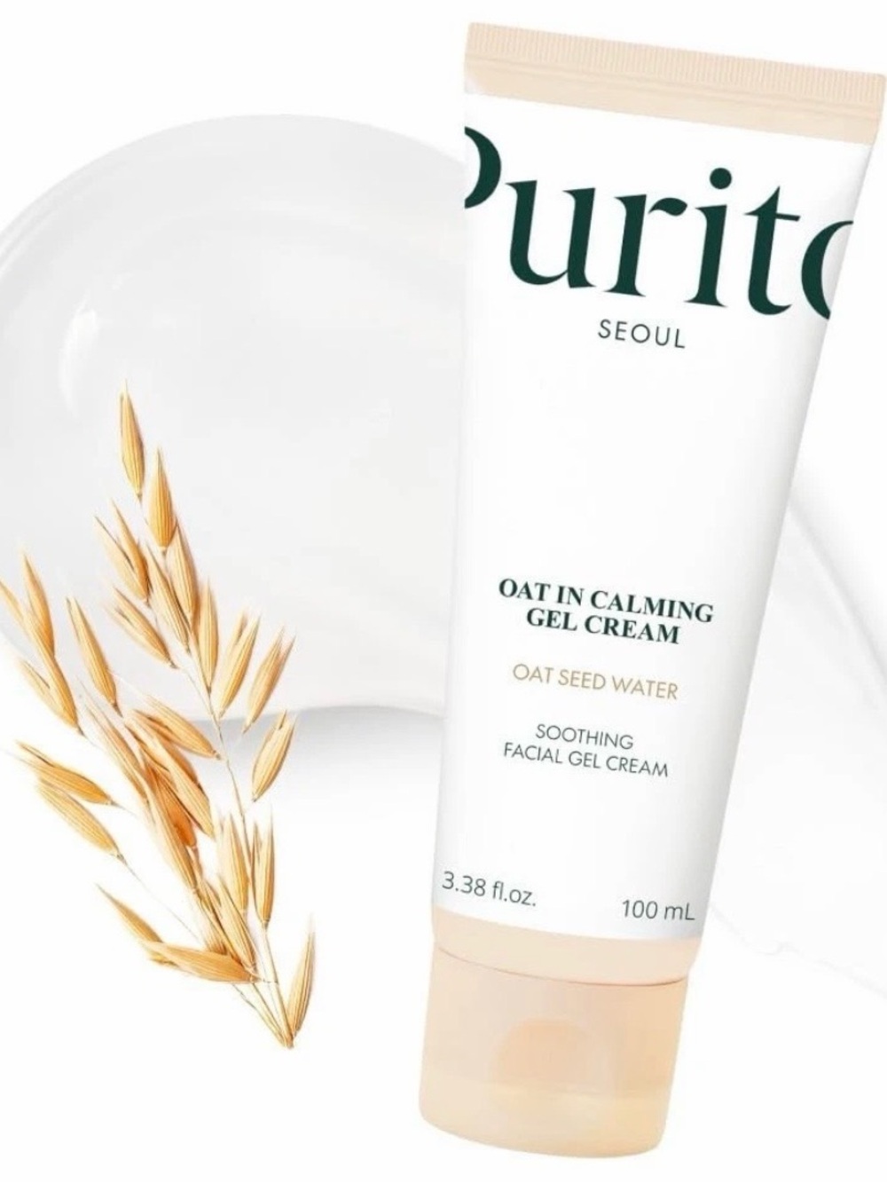 Purito Oat In Calming Gel Cream 100ml Soothing Facial Moisturizer K-BEAUTY